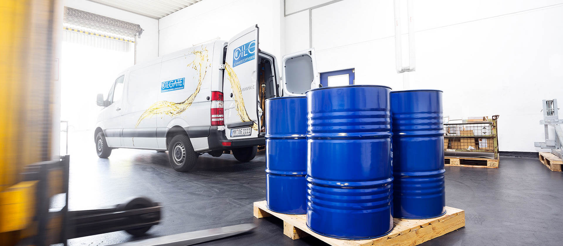 Warehouse logistics for lubricants and chemicals