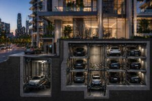 Parksystem für ein Premium-Wohngebäude