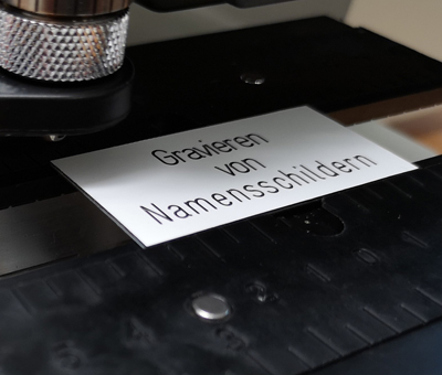 Namensschilder für Sonnerien und Briefkästen