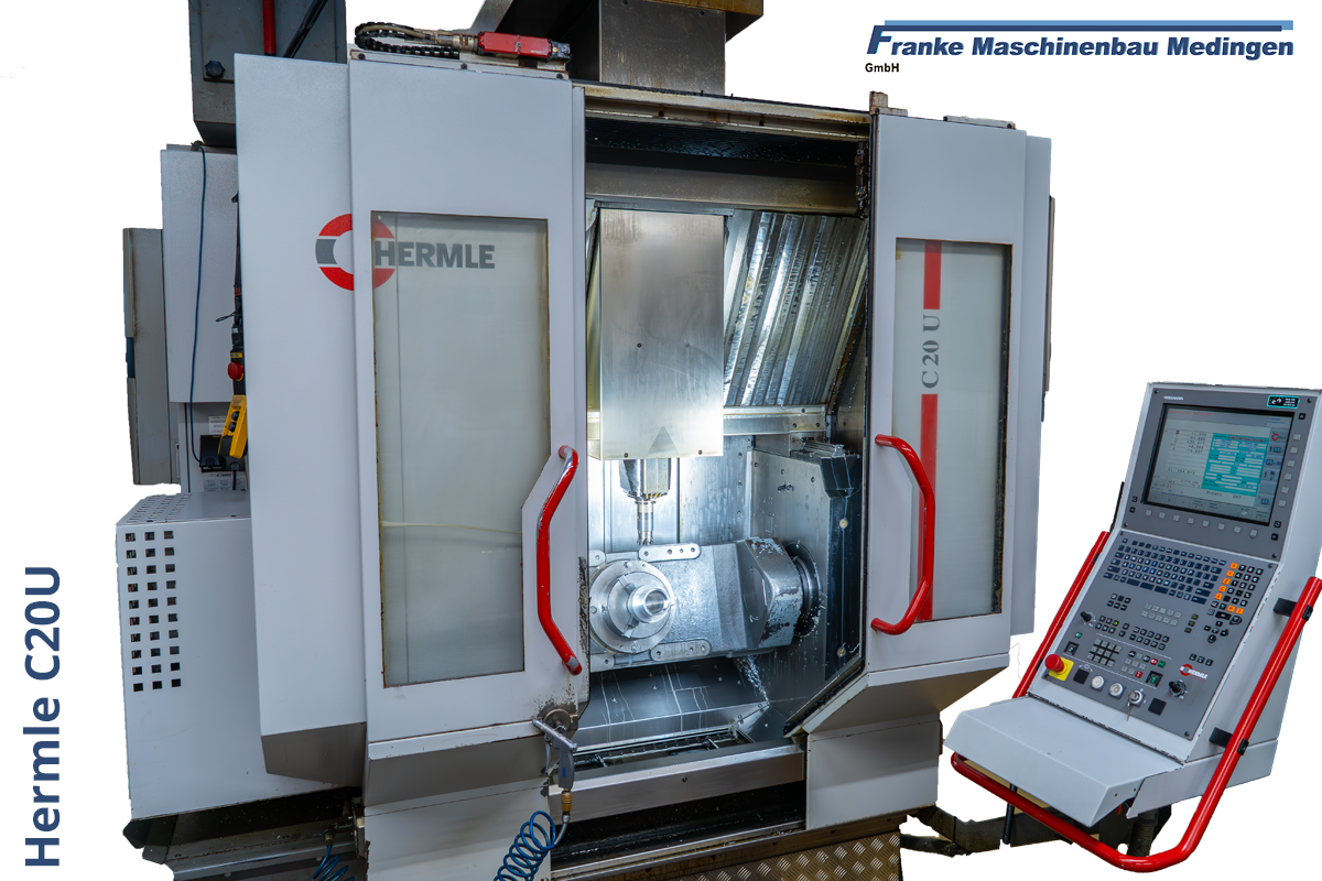 Hermle C20U, 5-Achs-Fräsmaschine