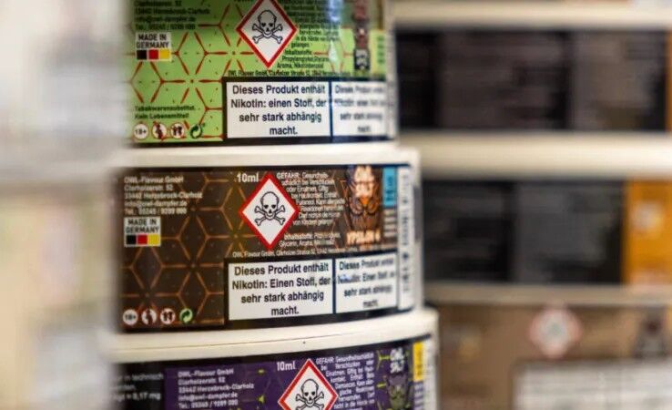 Produktetiketten von Ultrabio