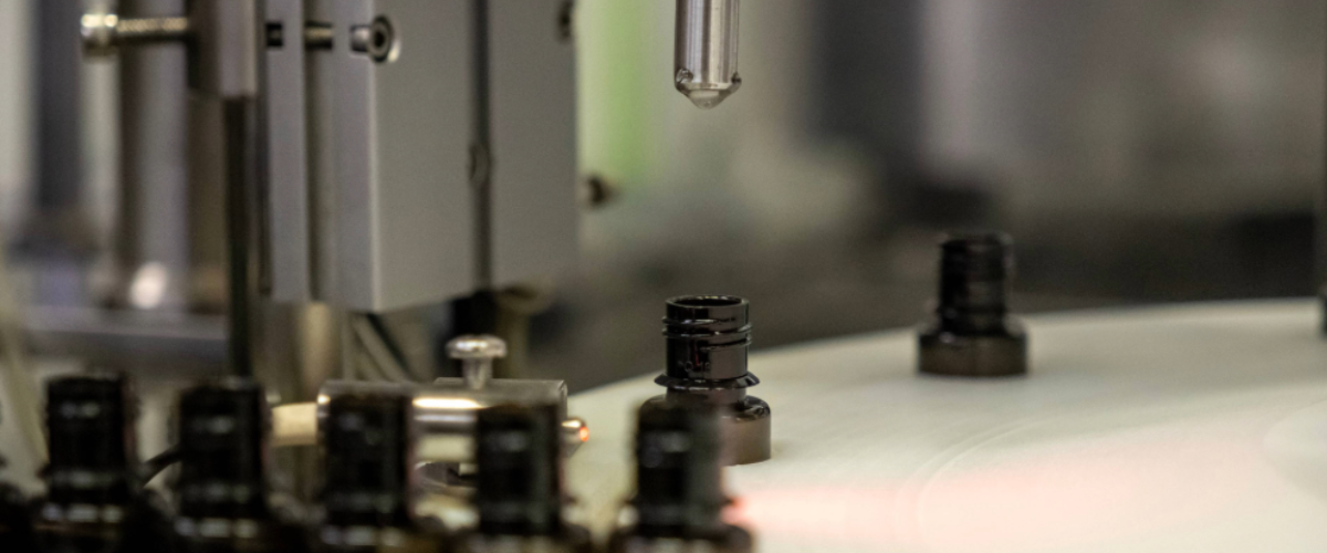 Abfüllanlage in der Produktion