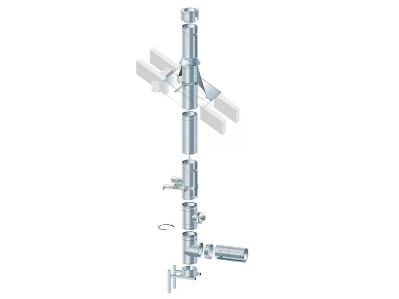 Air-Stream konzentrisches Abgassystem