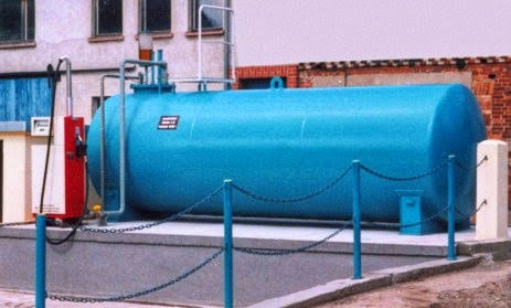 Completed tank system of Moldenhauer Tankanlagenbau und Service GmbH