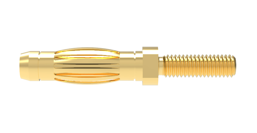 Federkorb-Einbaustecker FK 1199 (vergoldet)