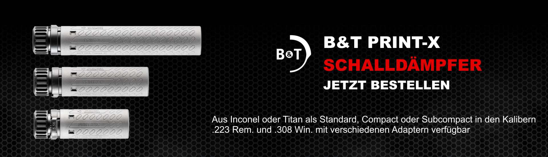 B&T Print-X Schalldämpfer