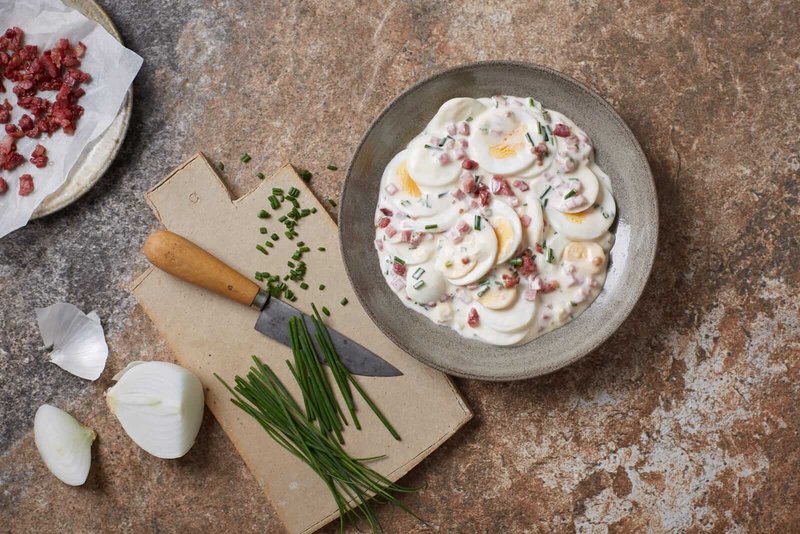 Eier-, Käse- & Geflügelsalate
