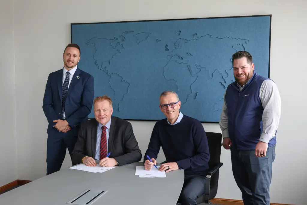 Bergen-Engines-Kraftwerk mit Marelli-Generatoren (Liberty Energy)