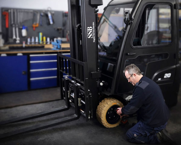 Service in der Werkstatt