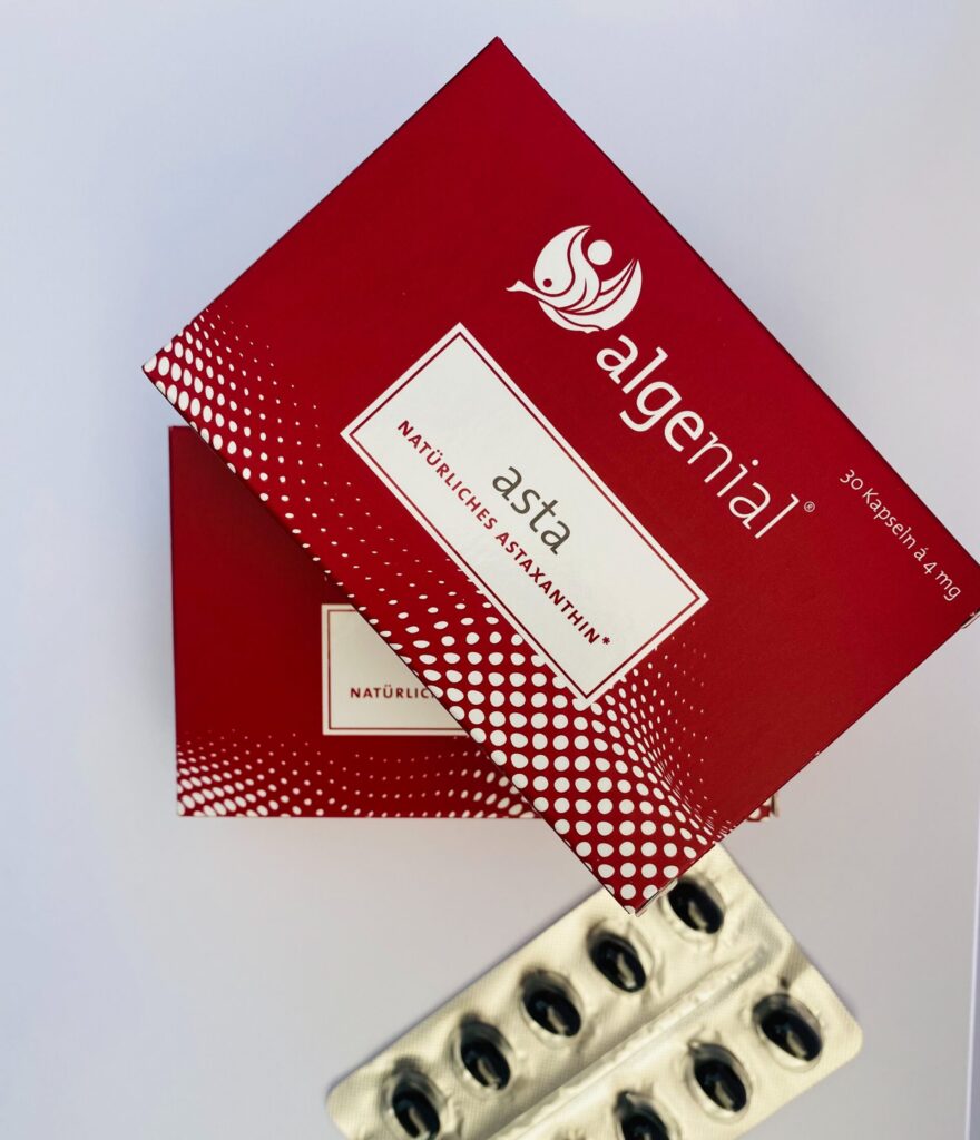 algenial® Astaxanthin-Verpackung