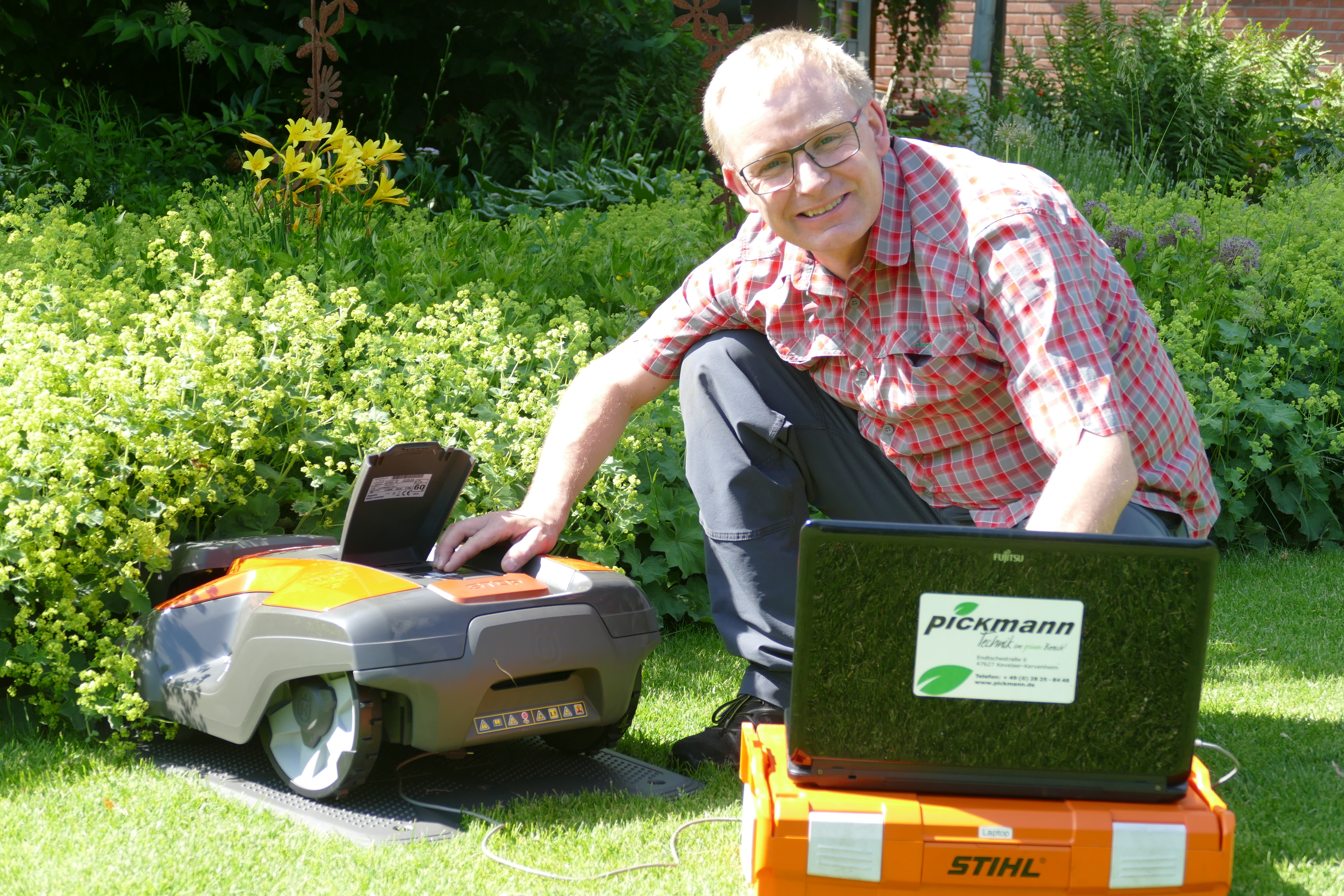 Installation Roboterrasenmäher