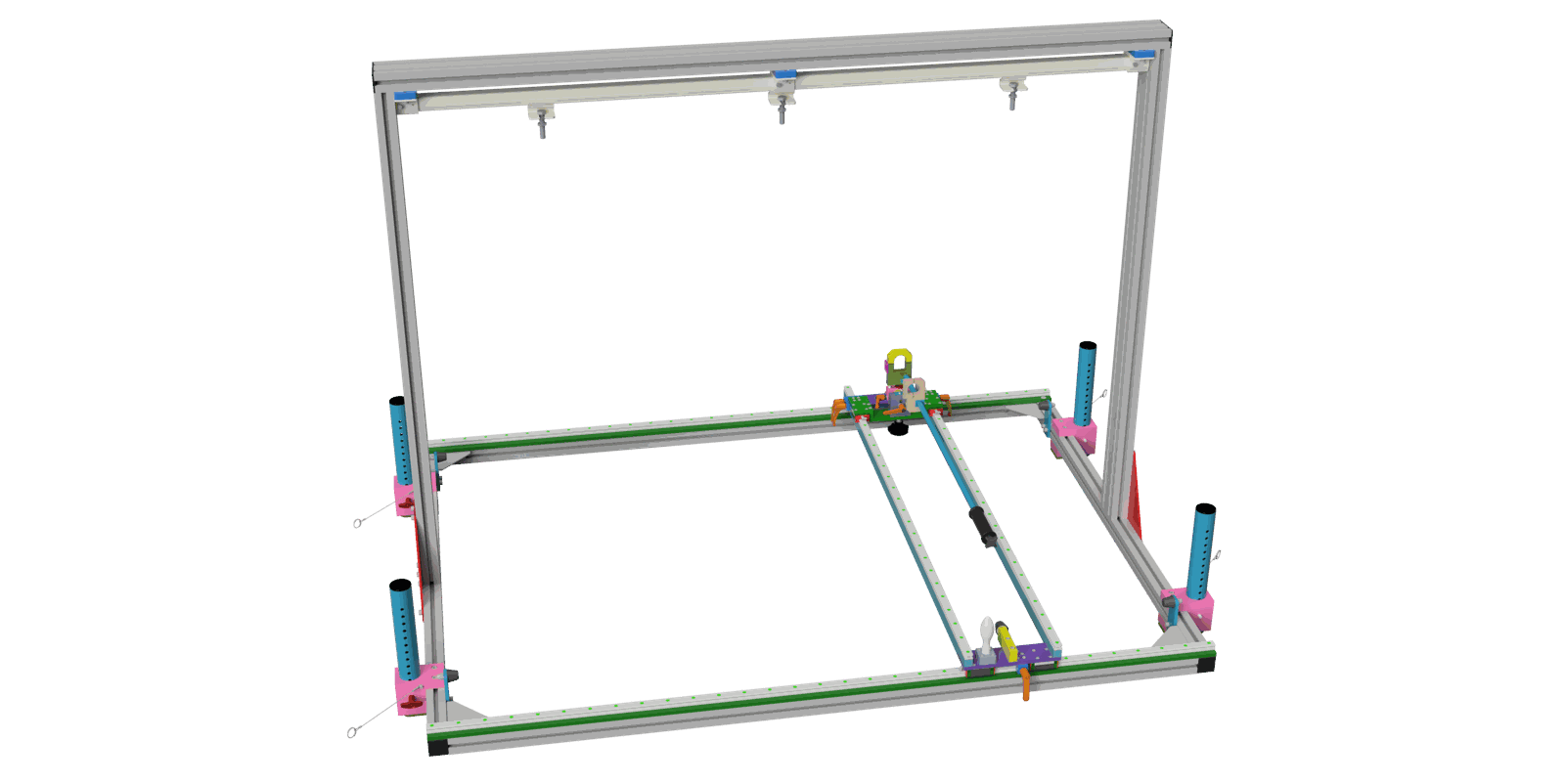 Linearsystem für Reinigungslaser