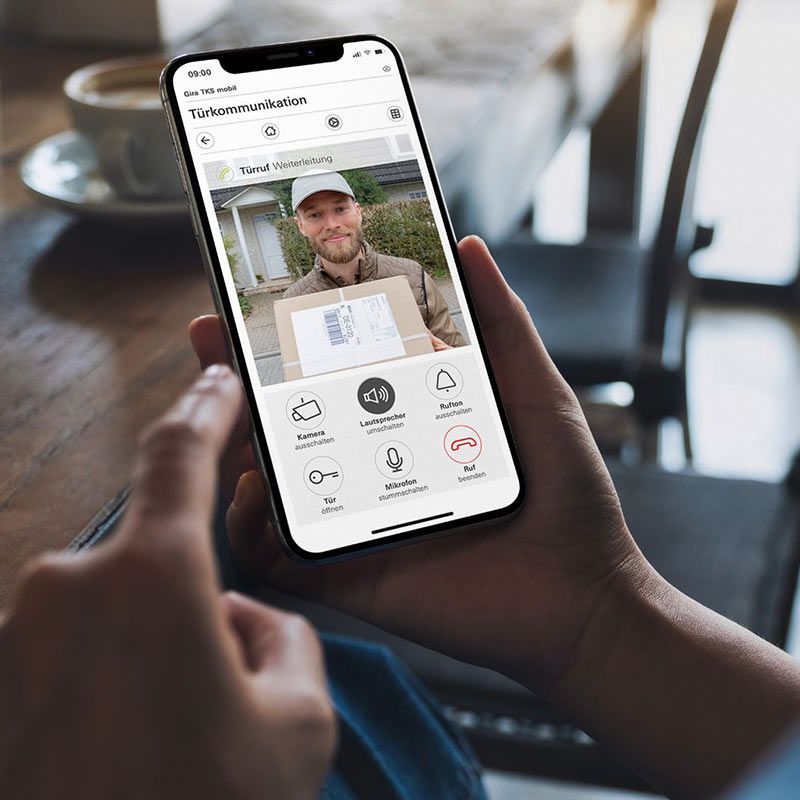 Video-Türkommunikation per Smartphone-App