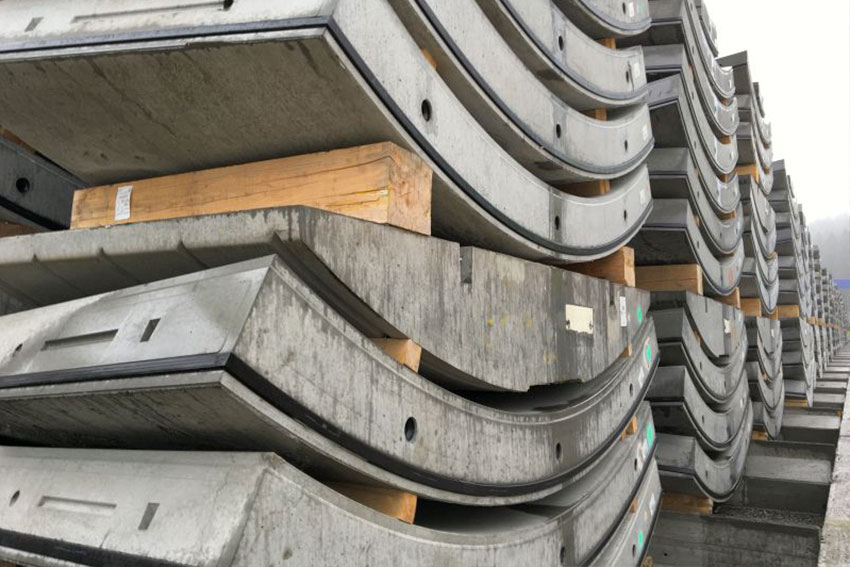 Tübbingdichtung (verankert/verklebt)
