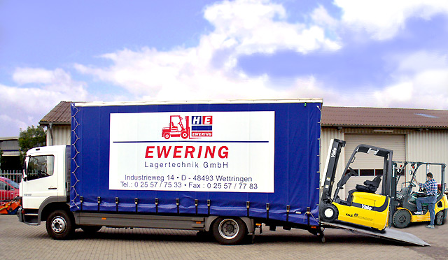 Staplertransport (Tieflader)