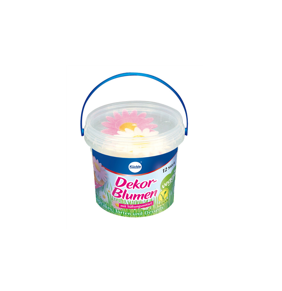 Dekor-Blumen aus Oblatenpapier