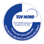 TÜV Nord Zertifikat DIN EN ISO 3834-2