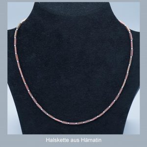 Halskette aus Hämatit