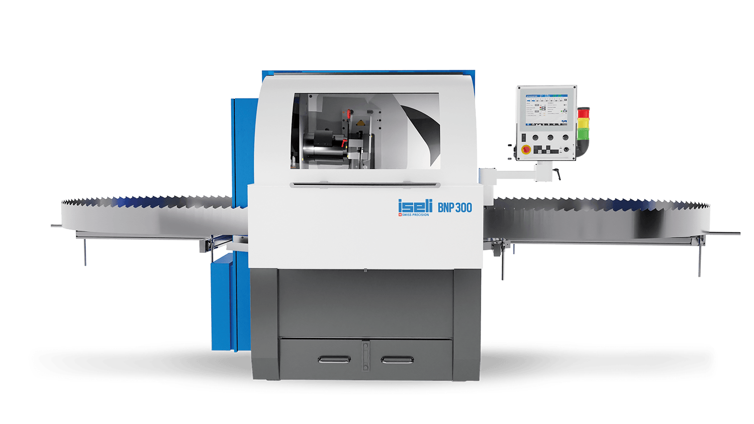 BNP 300 – Profilschleifmaschine Bandsägen, 5 CNC-Achsen