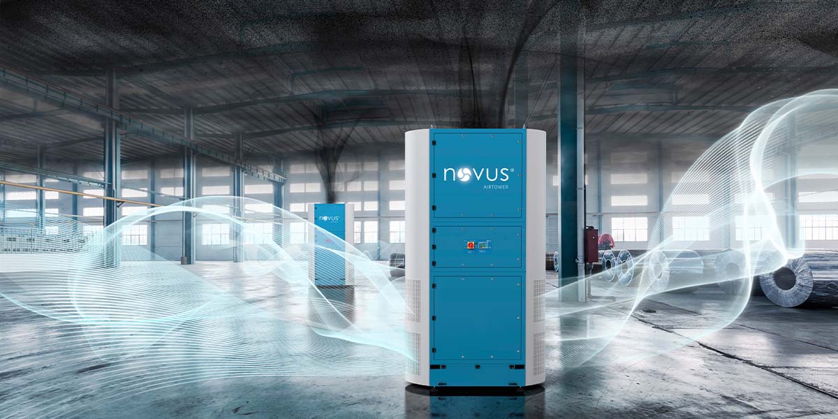 Hallenabsaugung Novus Airtower