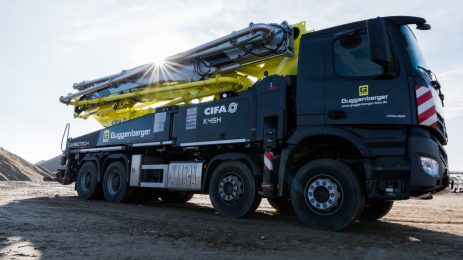 Betonpumpe im Fuhrpark