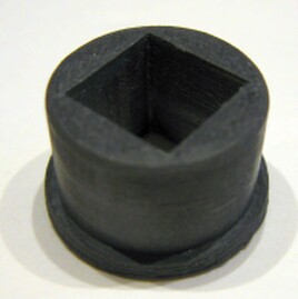 Gleitlager für Vierkantwelle (3D-Druck)