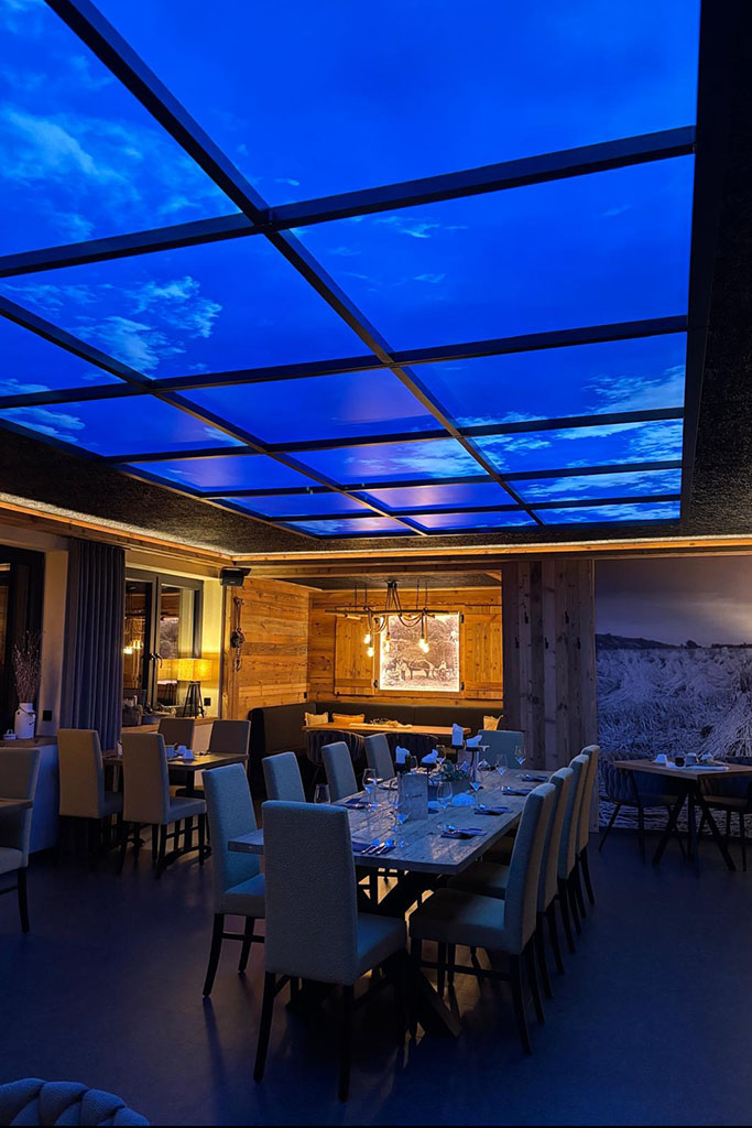 Lichtdecke Restaurant