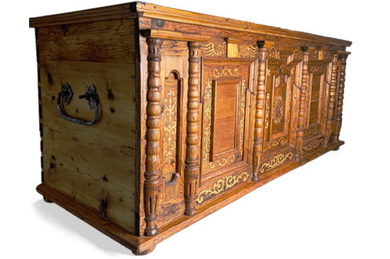 Renaissance Holztruhe (Restaurierung)