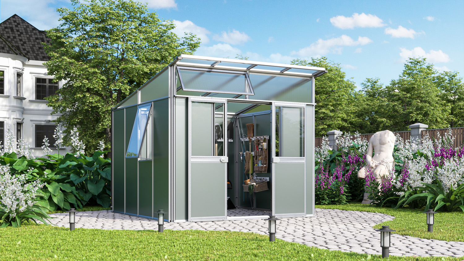 Premium Gerätehaus Kosmos 7800