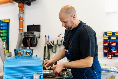 Instandgesetzte Verdichterstufe