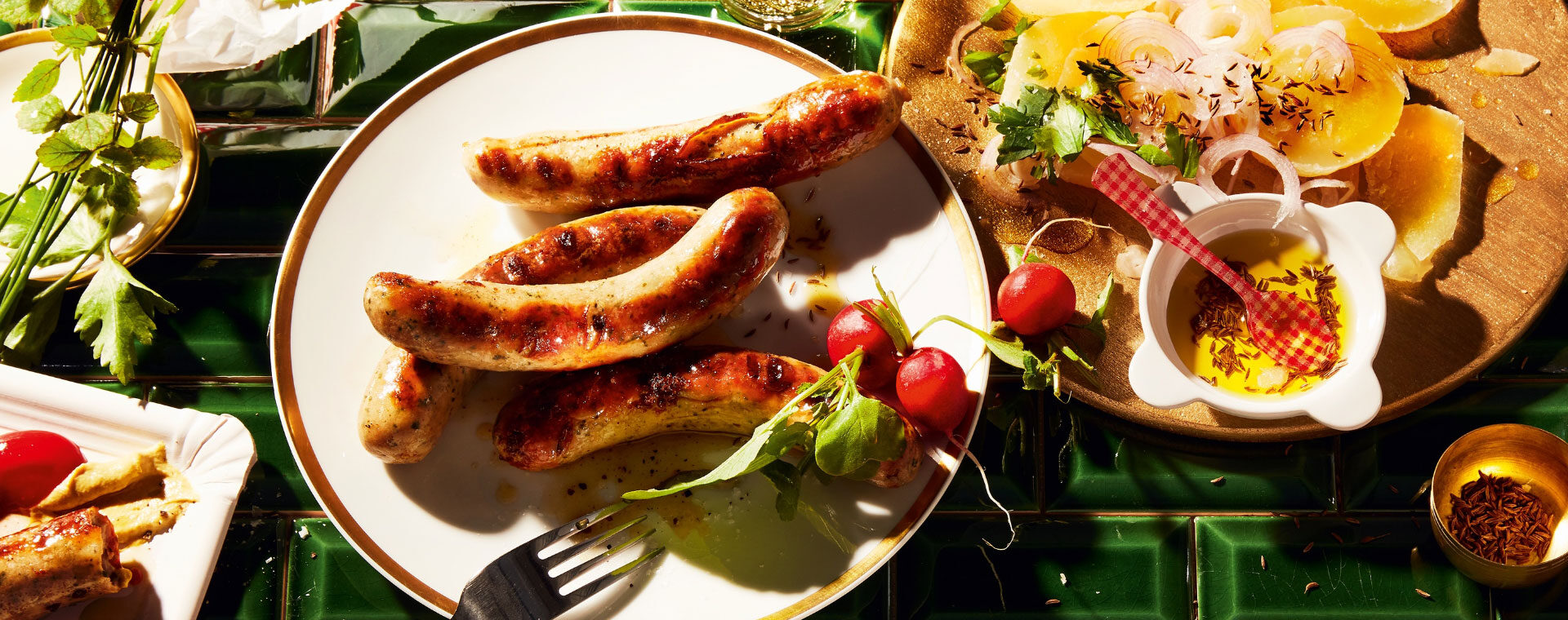 Handkäs Bratwürstchen