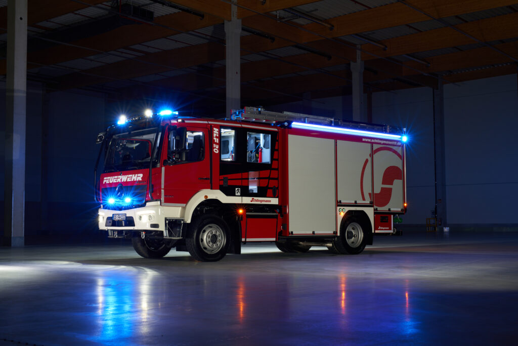 Feuerwehrfahrzeug-Aufbau