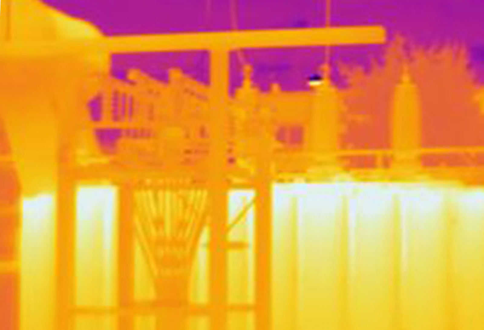 Thermografische Untersuchung an Transformator
