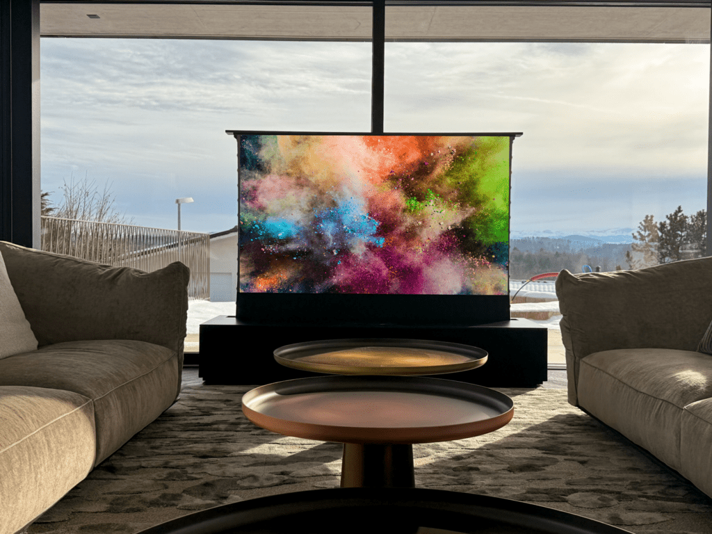 UST-Laser-TV-Lowboard mit LED