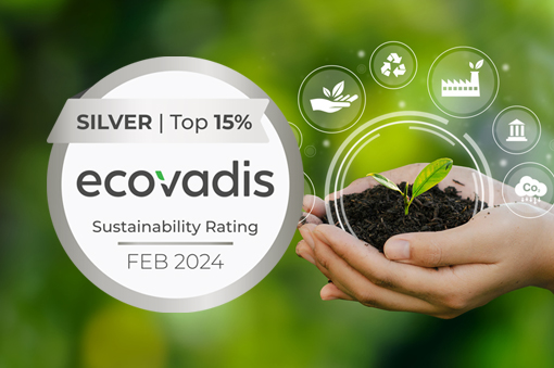 Ecovadis-Silbermedaille für Nachhaltigkeitsleistungen