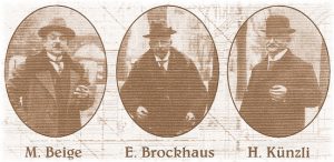 Die drei Firmengründer 1905–1908