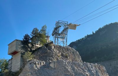 Materialseilbahn Kalksteinabbau, Schweiz
