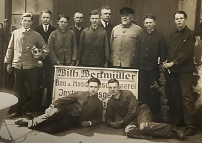Historisches Foto des Gründungsbetriebs