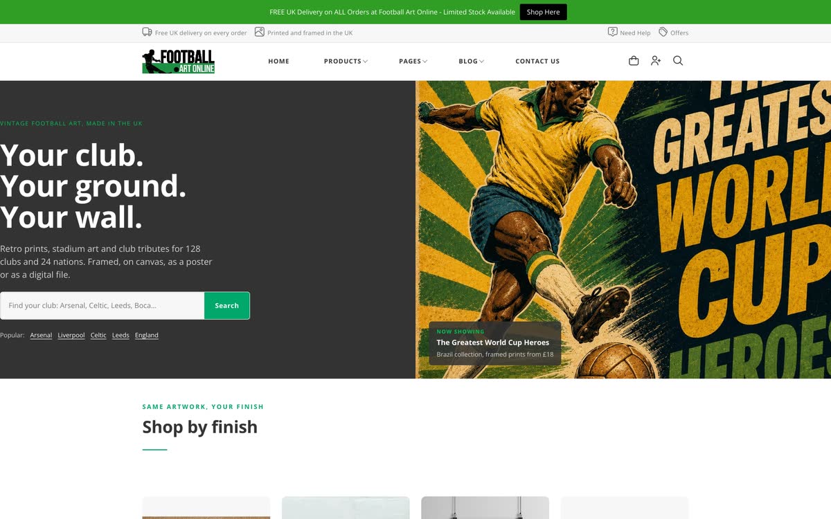 Football Art Online