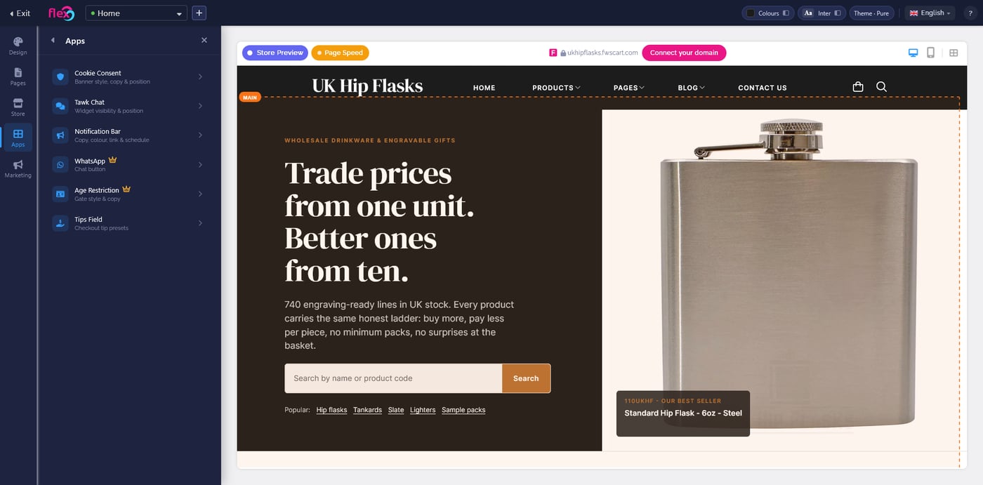 Flex AI Design Editor