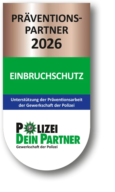 VDP-Präventionssiegel Einbruchschutz (Bronze)