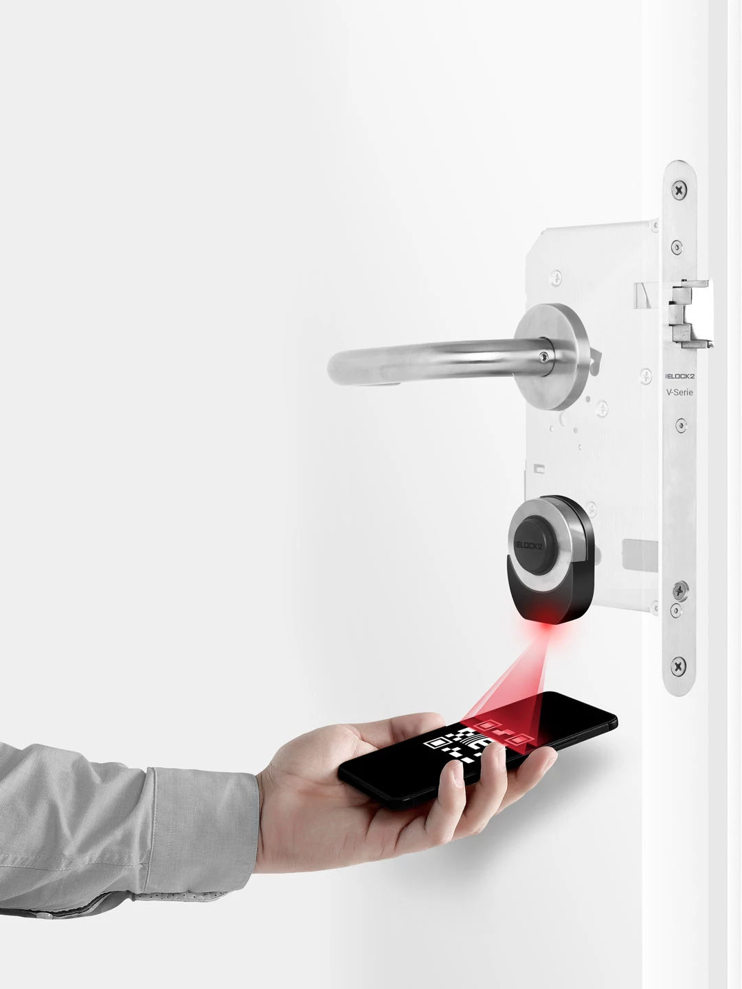 Digitales Schloss mit Smartphone-Zutritt