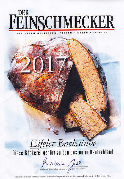 Feinschmecker-Auszeichnung 2017
