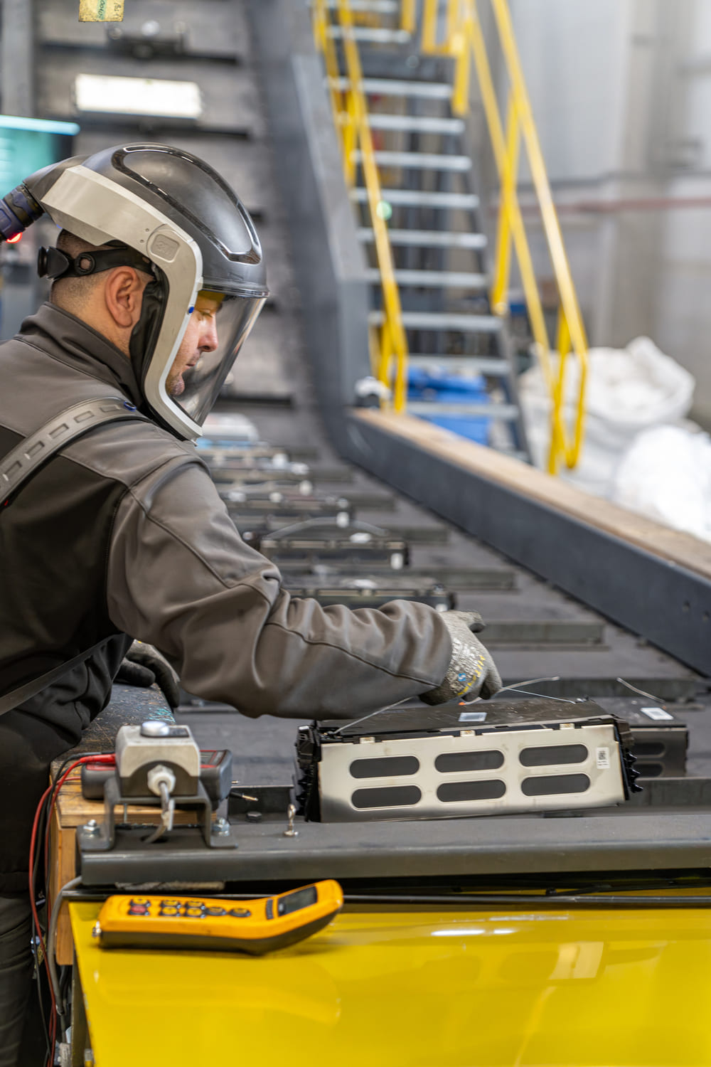 Demontagelinie für Lithium-Ionen-Batterien