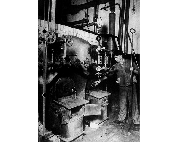 Dampfkessel von 1905 zum Blanchieren