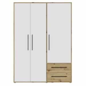 Wardrobe Montrell, oak decor, width approx. 144 cm