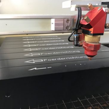 Lasergravur – Bauteil
