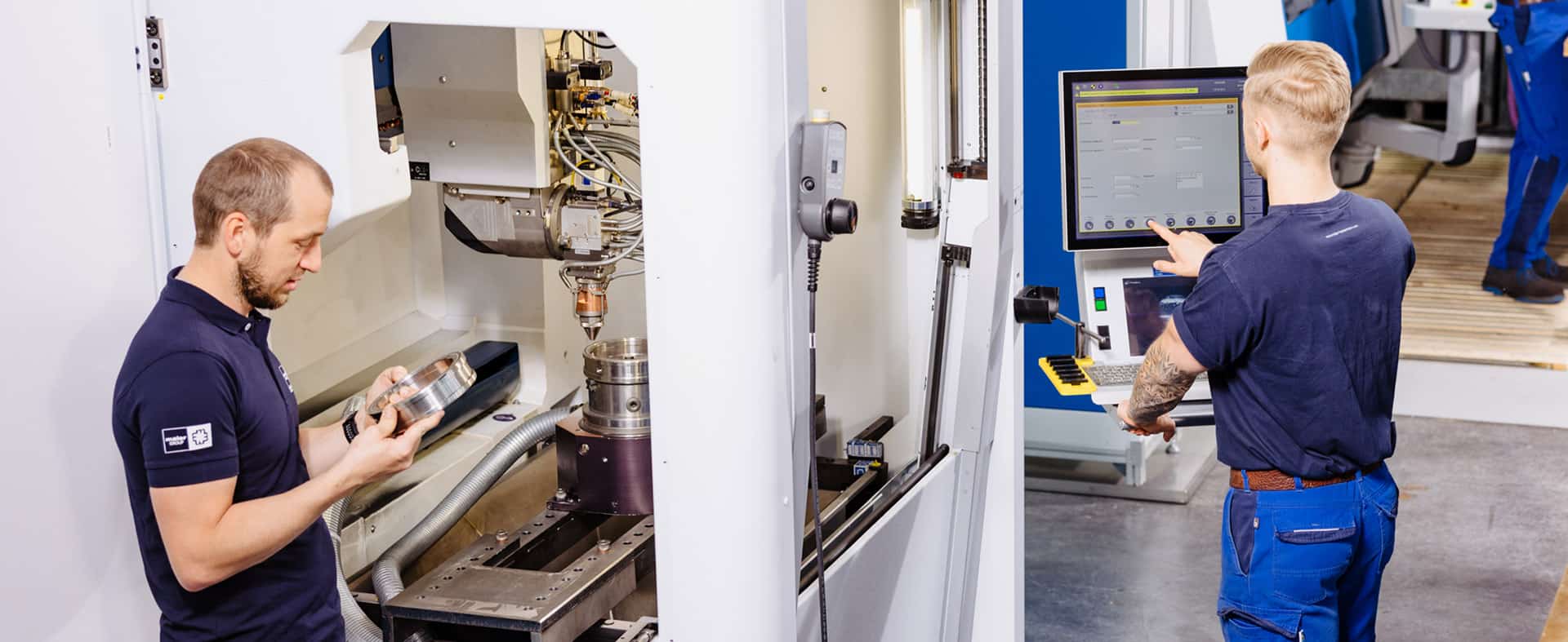 Laserbeschichtung im Technologiezentrum