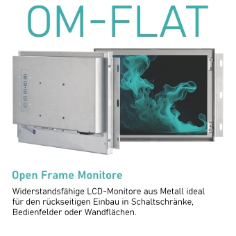 OM-FLAT Open Frame OEM-Monitor