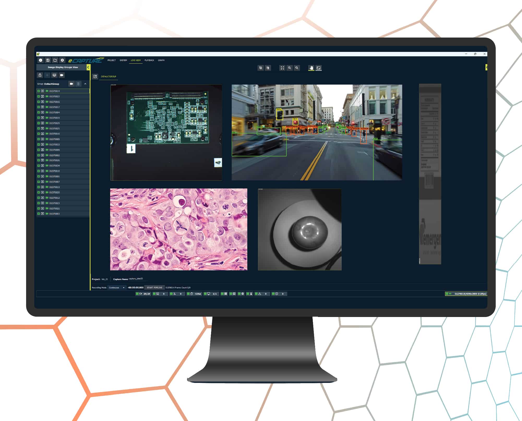 eCapture Pro Machine-Vision-Software